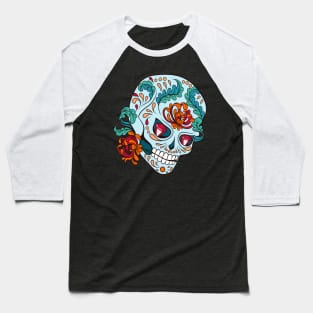 Skull Sugar Baseball T-Shirt